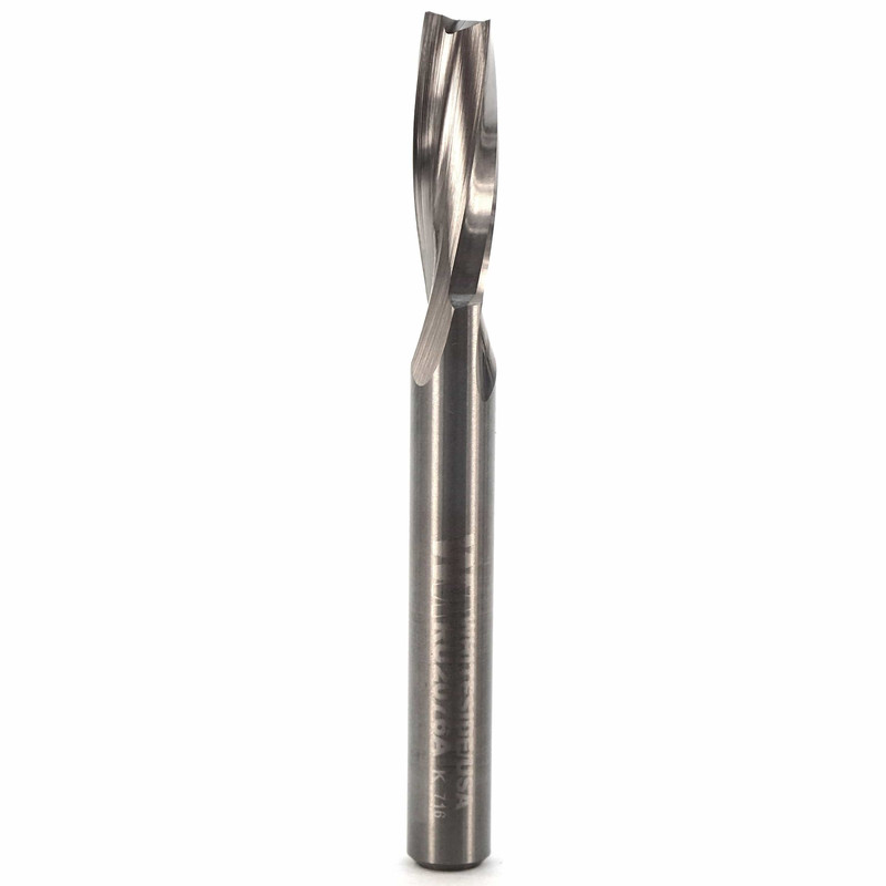 O-Flute Up Cut Spiral Router Bit 1/4"SH, 1/4"CD, 3/4"CL